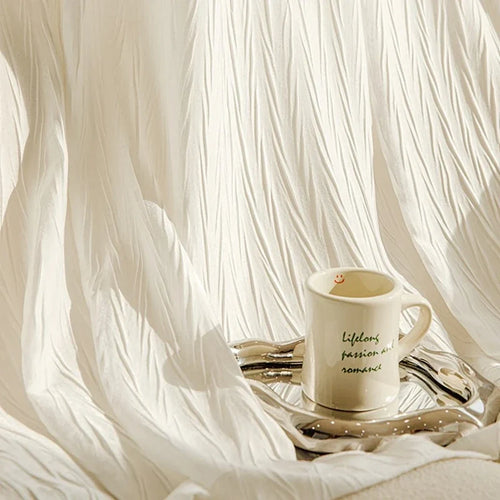 Cortina Decorativa Branco, peça de cortinas da VivaCasa — imagem 2