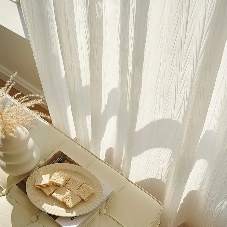 Cortina Decorativa Branco, peça de cortinas da VivaCasa — imagem 6