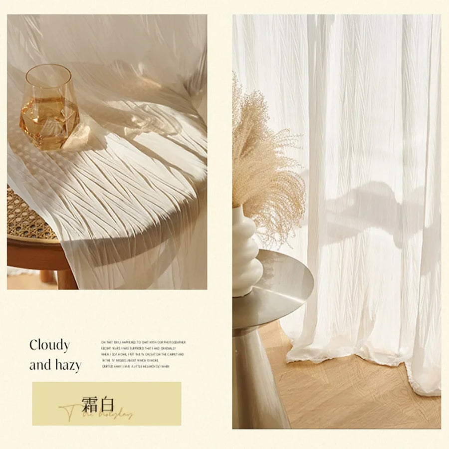 Cortina Decorativa Branco, peça de cortinas da VivaCasa — imagem 8