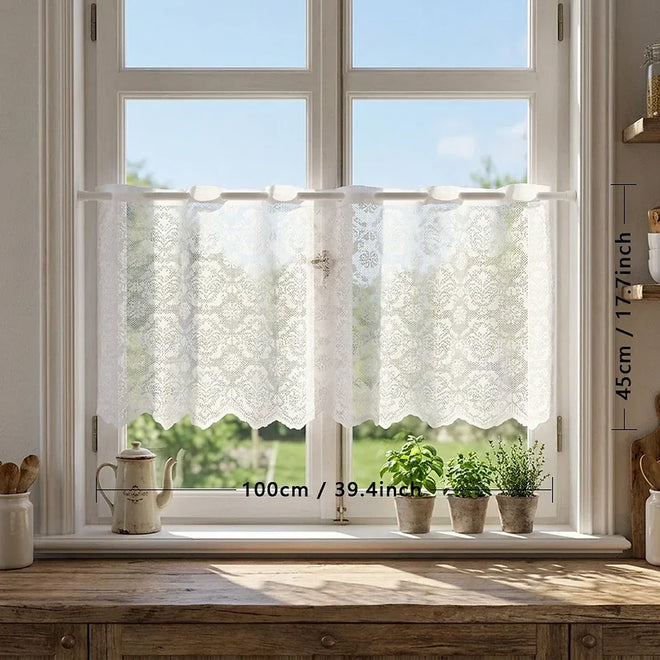 Cortina Decorativa Floral Ondulado, peça de cortinas da VivaCasa — imagem 4