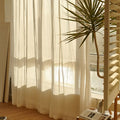 Cortina Decorativa Linho Branco, peça de cortinas da VivaCasa — imagem 3
