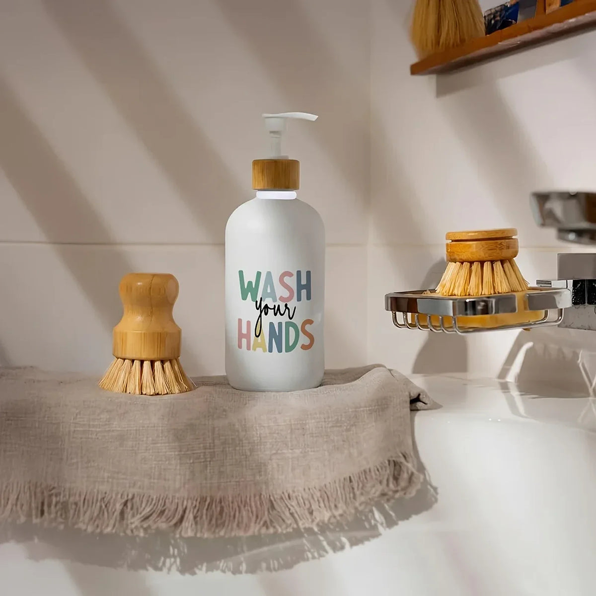 Dispenser de Sabonete Boho, peça de dispenser de sabonete da VivaCasa — imagem 5