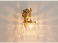 Luminária Francesa Angelical de Cristal e Bronze | Delamantina