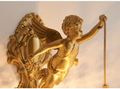 Luminária Francesa Angelical de Cristal e Bronze | Delamantina