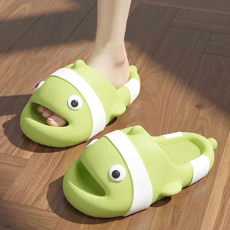 Chinelo Slide Peixe Maluco | Ganda Slide Verde