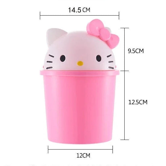 Cesto de Lixo Hello Kitty - Decoração Fofa