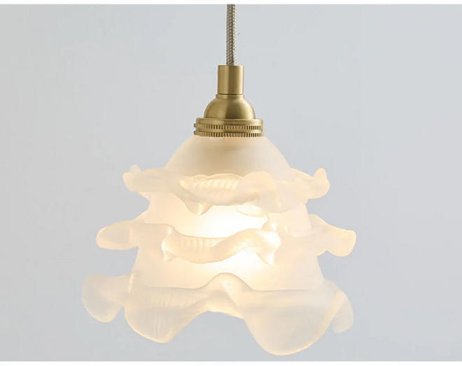 Luminária Francesa Angelical de Cristal e Bronze | Delamantina
