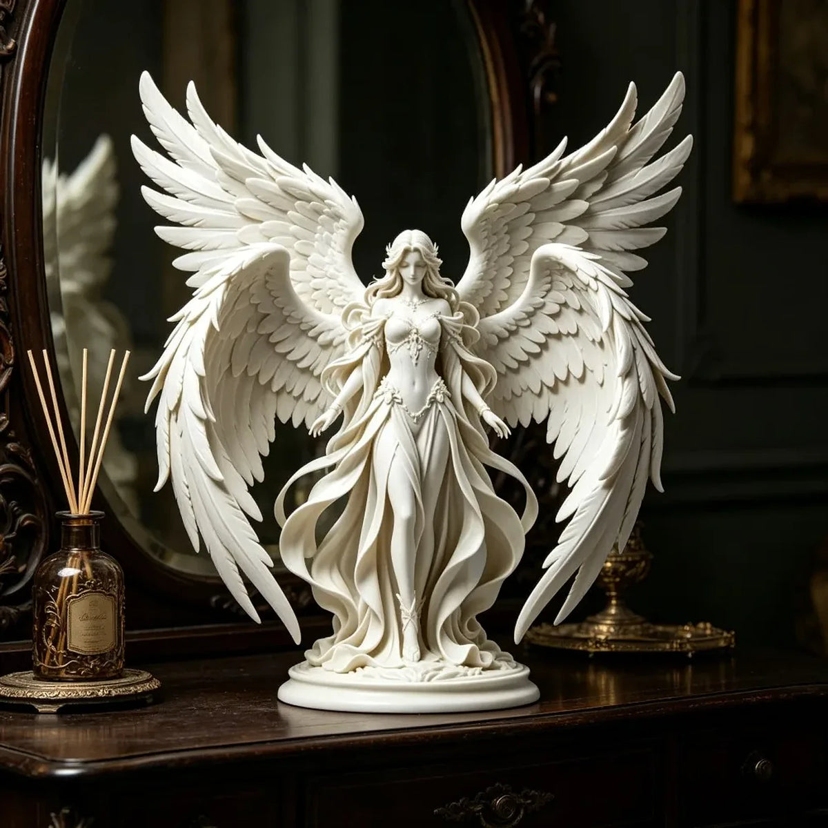 Escultura Decorativa Branco, peça de esculturas decorativas da VivaCasa — imagem 4