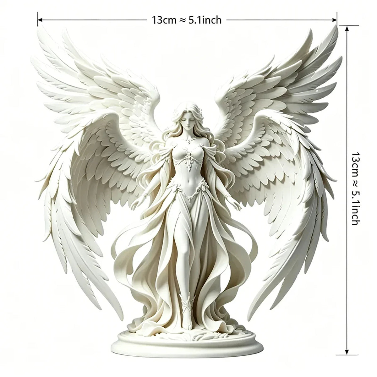 Escultura Decorativa Branco, peça de esculturas decorativas da VivaCasa — imagem 5