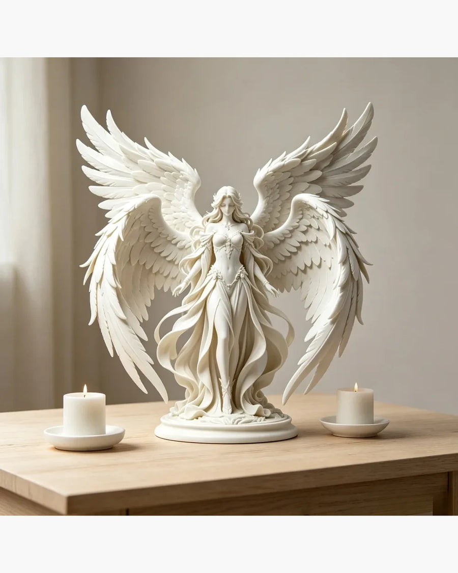 Escultura Decorativa Branco, peça de esculturas decorativas da VivaCasa
