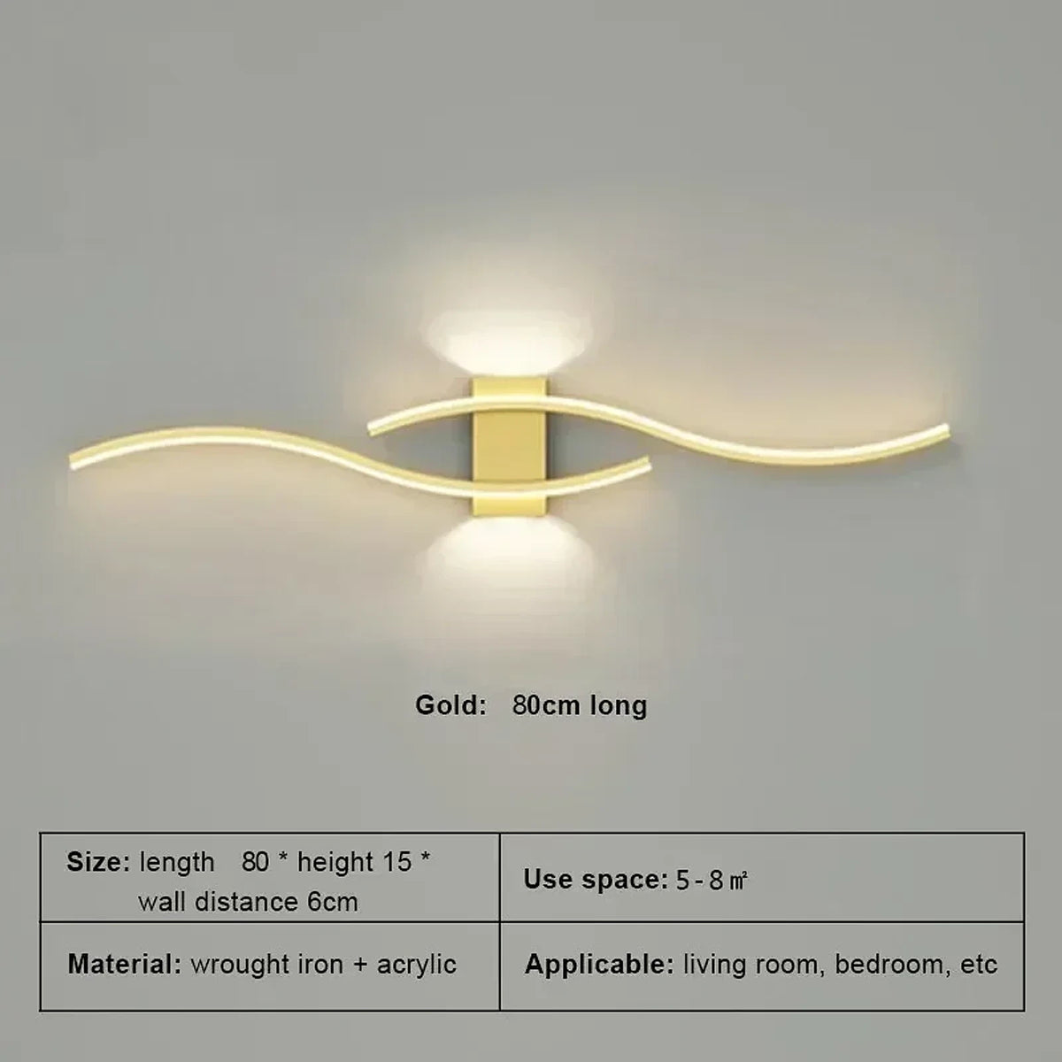Arandela Decorativa, peça de luminárias de parede da VivaCasa — imagem 9