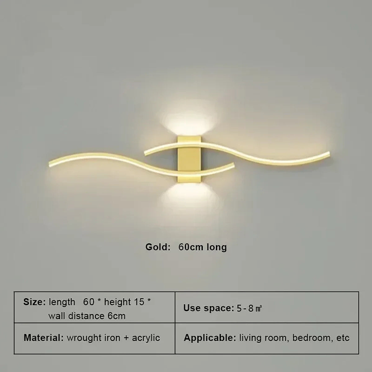Arandela Decorativa, peça de luminárias de parede da VivaCasa — imagem 10