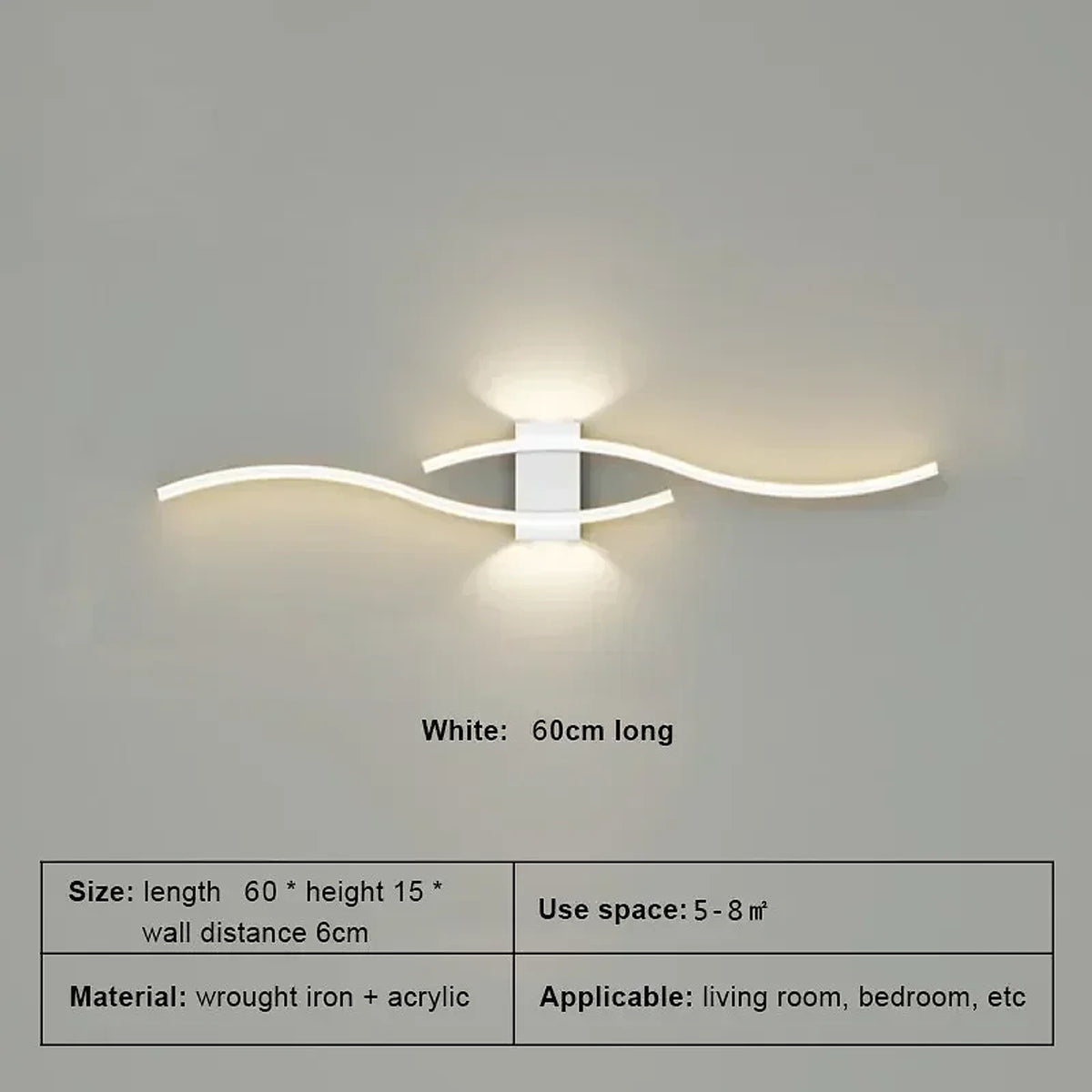Arandela Decorativa, peça de luminárias de parede da VivaCasa — imagem 12