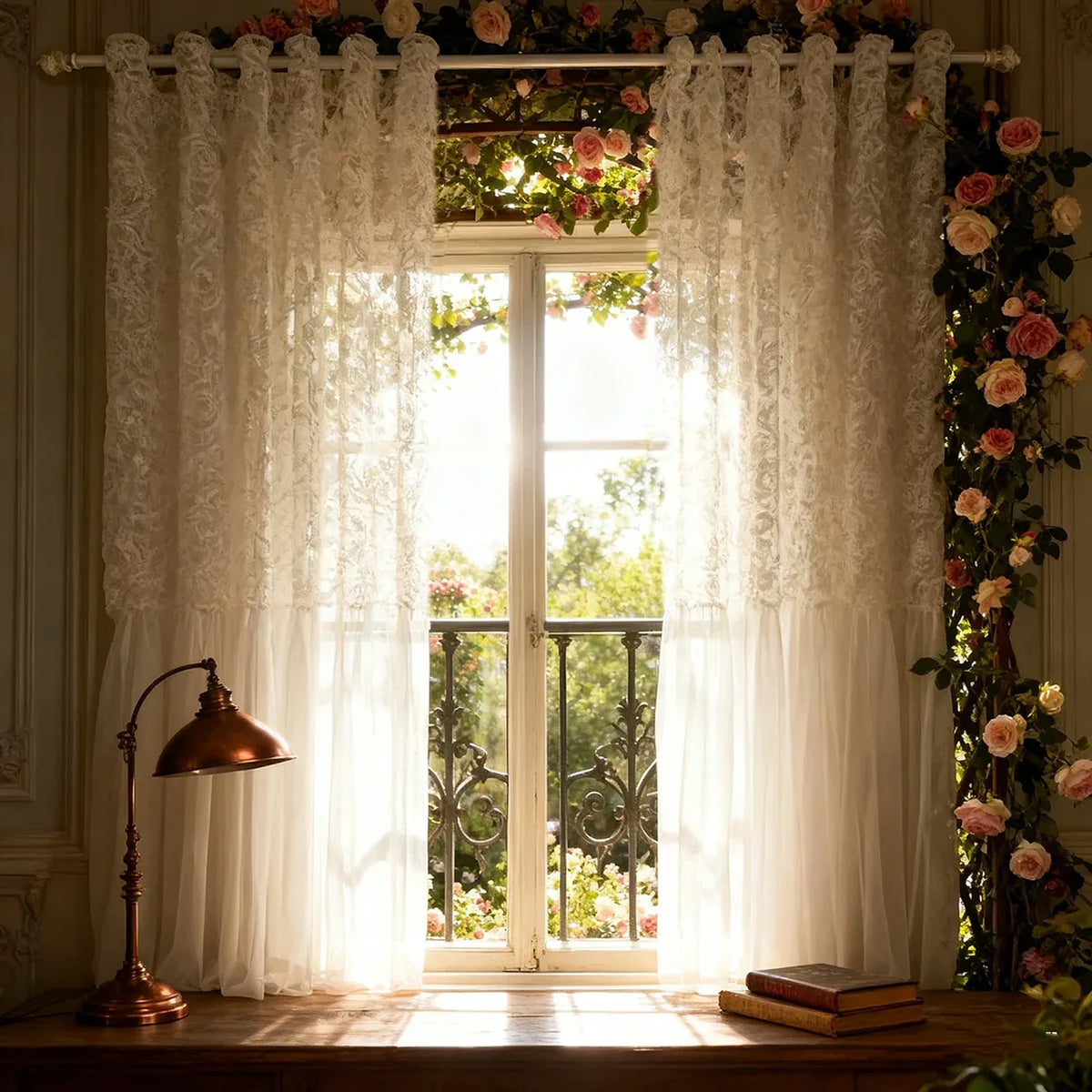 Cortina Decorativa Branco, peça de cortinas da VivaCasa — imagem 6
