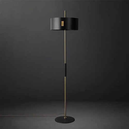 Luminária de Piso Contemporâneo Preto, peça de luminárias de piso da VivaCasa — imagem 2