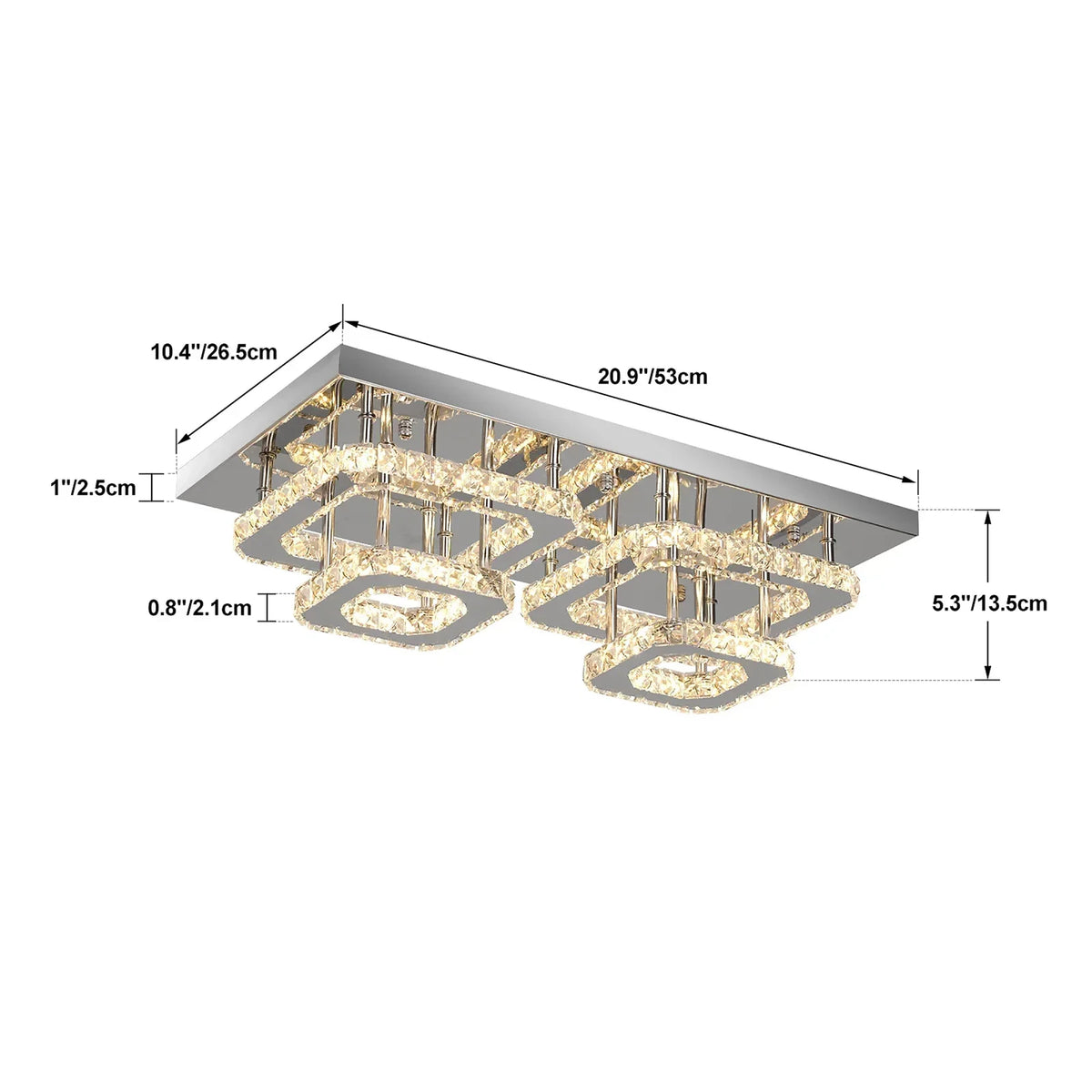 Luminária de Teto Contemporâneo, peça de plafons e luminárias de teto da VivaCasa — imagem 7