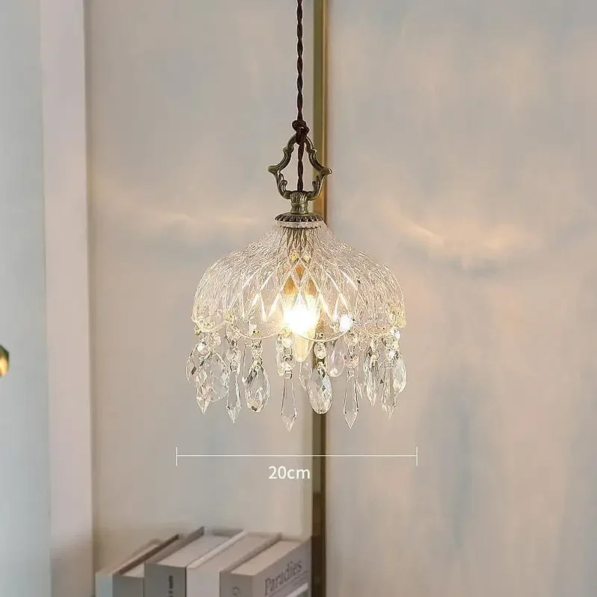 Luminária Pendente Retrô Vidro, peça de pendentes da VivaCasa — imagem 7