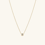 Colar Solitaire Diamond - Gold Ouro Amarelo