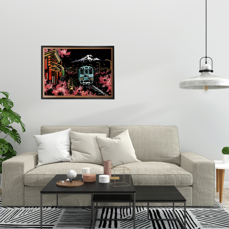 Moldura Deluxe para sua Arte de riscar de alumínio