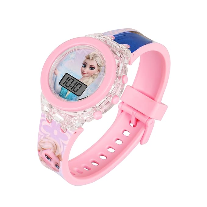 Relógio Infantil Frozen Para Menina Impermeável Digital