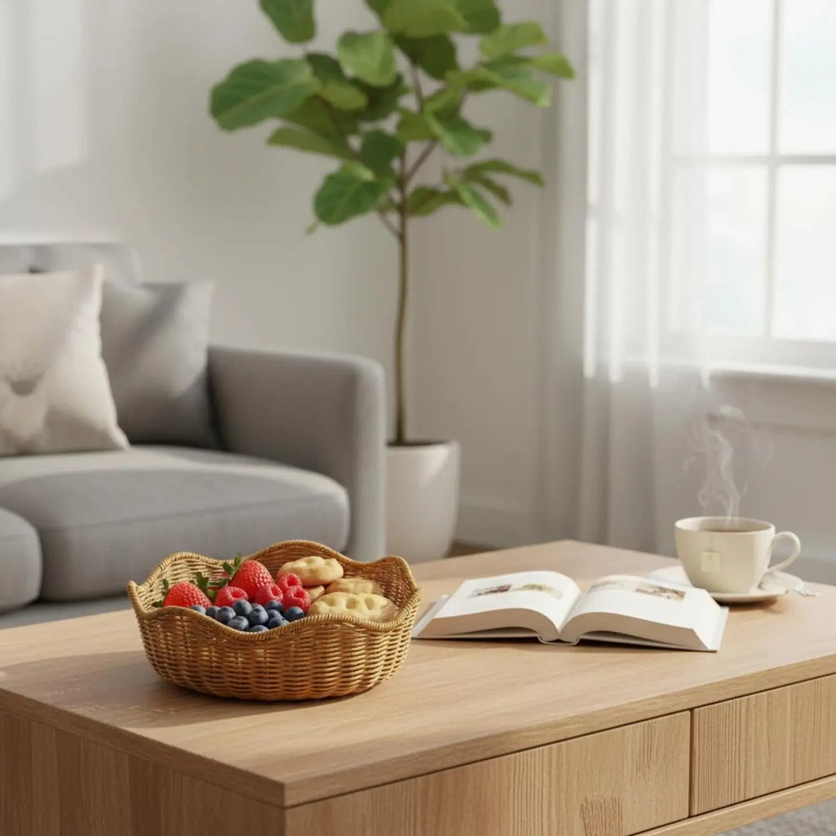 Fruteira Minimalista Ondulado, peça de fruteiras da VivaCasa — imagem 5
