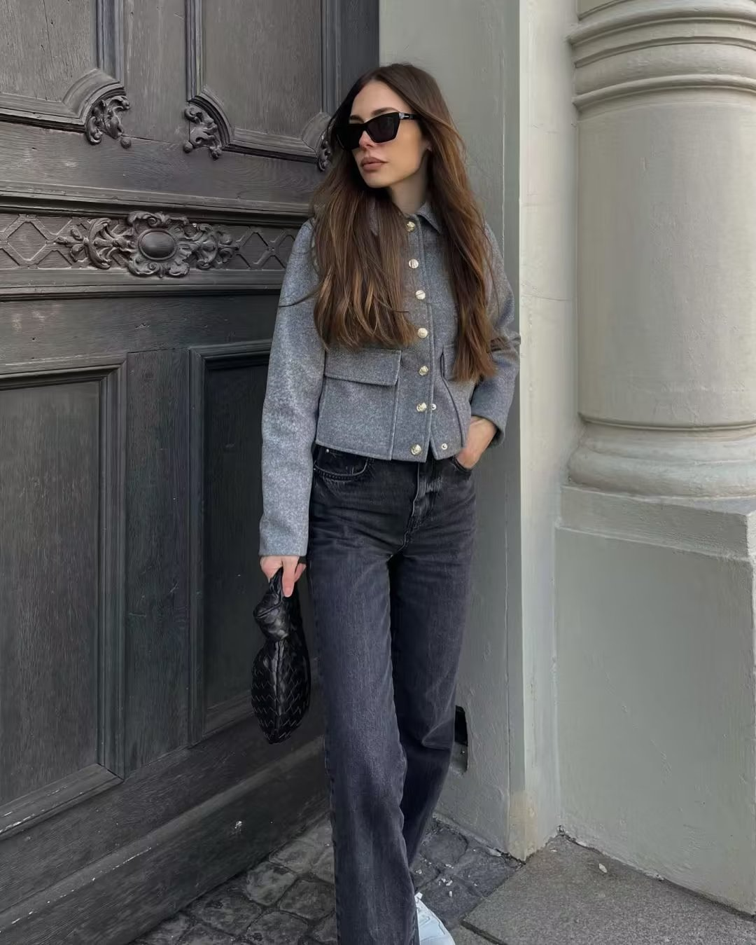 Jaqueta Curta Feminina Beckham Em algodão | Faetton &Co.