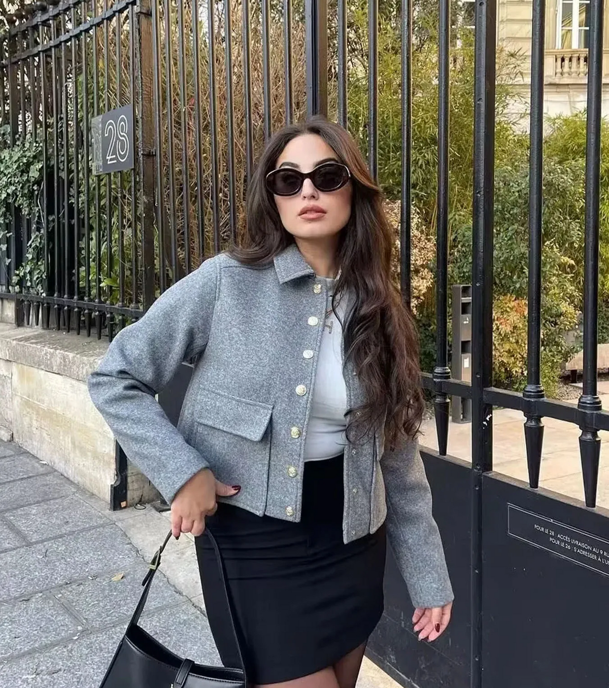 Jaqueta Curta Feminina Beckham Em algodão | Faetton &Co.