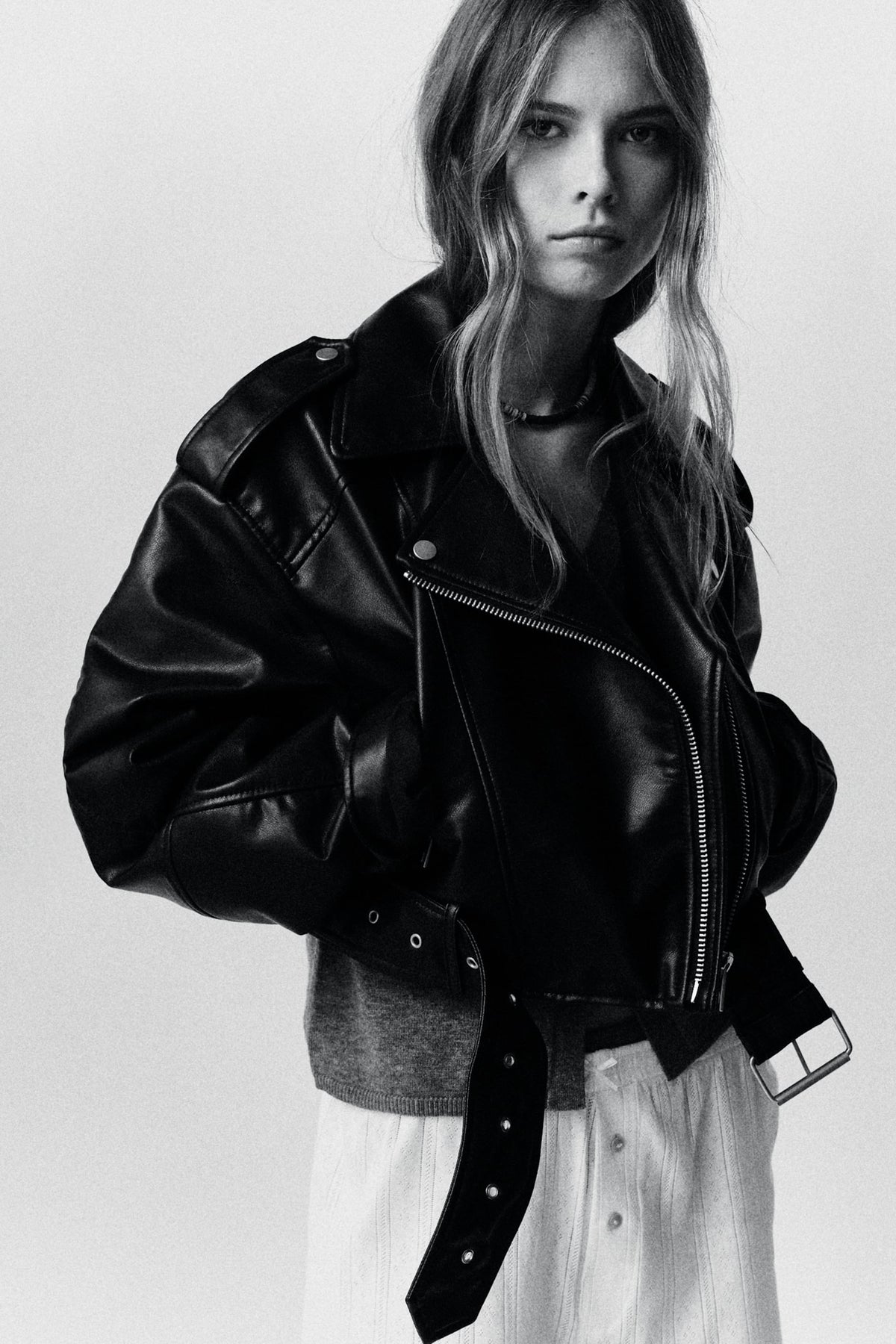 Jaqueta de couro Feminina Vintage 80's | Faetton &Co.