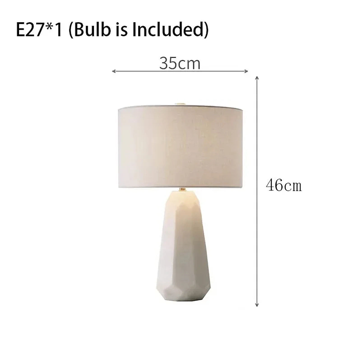 Luminária de Mesa Contemporâneo Mármore, peça de luminárias de mesa da VivaCasa — imagem 12