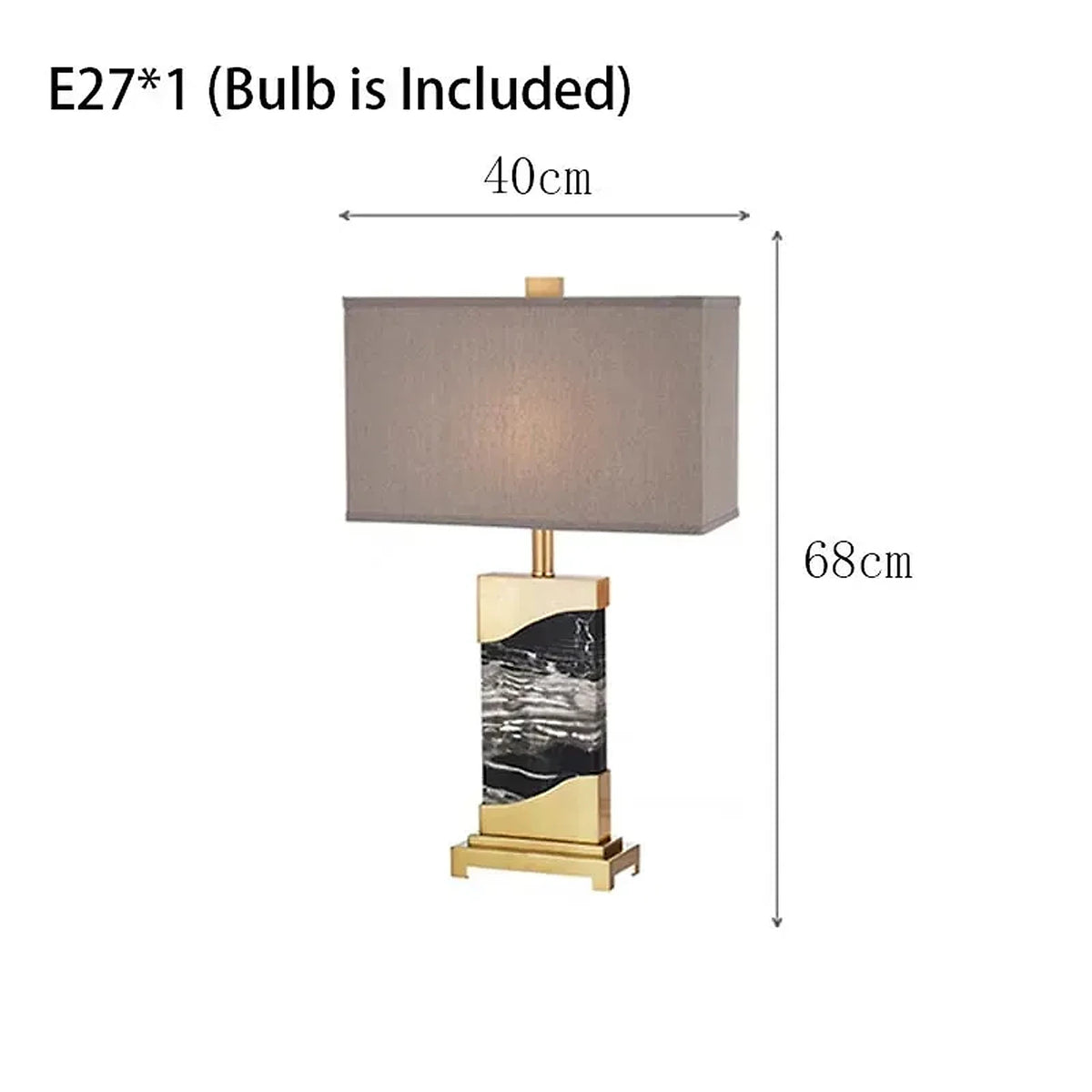 Luminária de Mesa Contemporâneo Mármore, peça de luminárias de mesa da VivaCasa — imagem 21