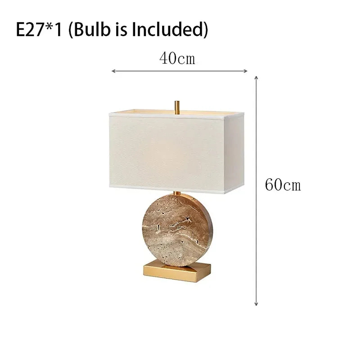 Luminária de Mesa Contemporâneo Mármore, peça de luminárias de mesa da VivaCasa — imagem 23
