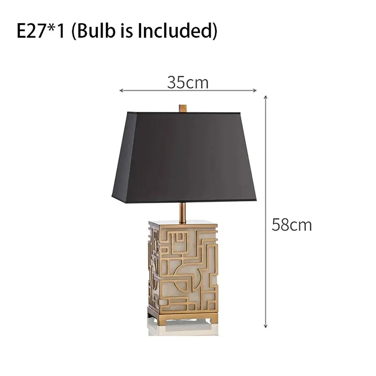 Luminária de Mesa Contemporâneo Mármore, peça de luminárias de mesa da VivaCasa — imagem 25