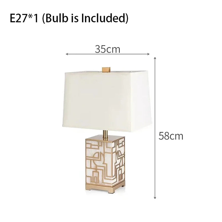 Luminária de Mesa Contemporâneo Mármore, peça de luminárias de mesa da VivaCasa — imagem 26