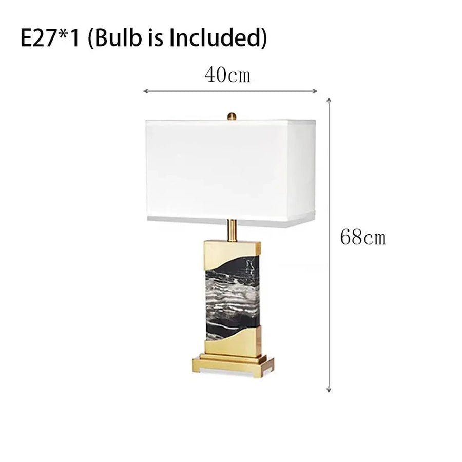 Luminária de Mesa Contemporâneo Mármore, peça de luminárias de mesa da VivaCasa — imagem 27