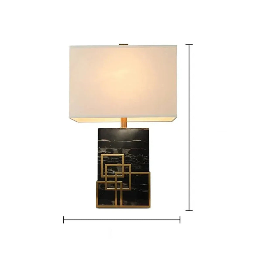 Luminária de Mesa Contemporâneo Mármore, peça de luminárias de mesa da VivaCasa — imagem 8