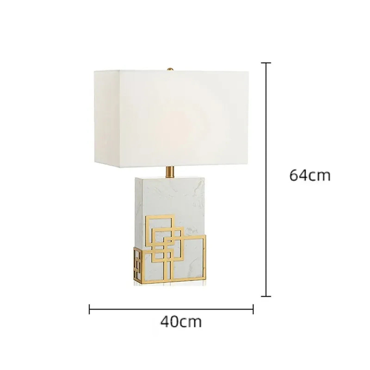 Luminária de Mesa Contemporâneo Mármore, peça de luminárias de mesa da VivaCasa — imagem 9
