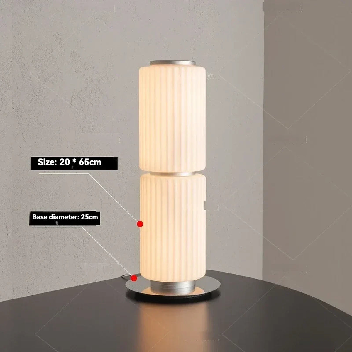 Luminária de Mesa Contemporâneo Vidro, peça de luminárias de mesa da VivaCasa — imagem 10