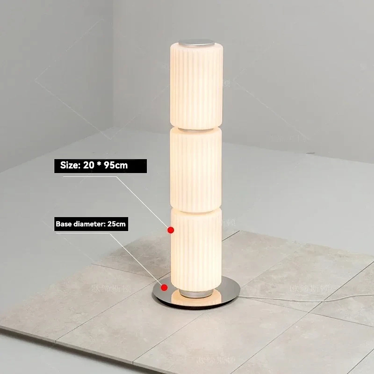 Luminária de Mesa Contemporâneo Vidro, peça de luminárias de mesa da VivaCasa — imagem 11