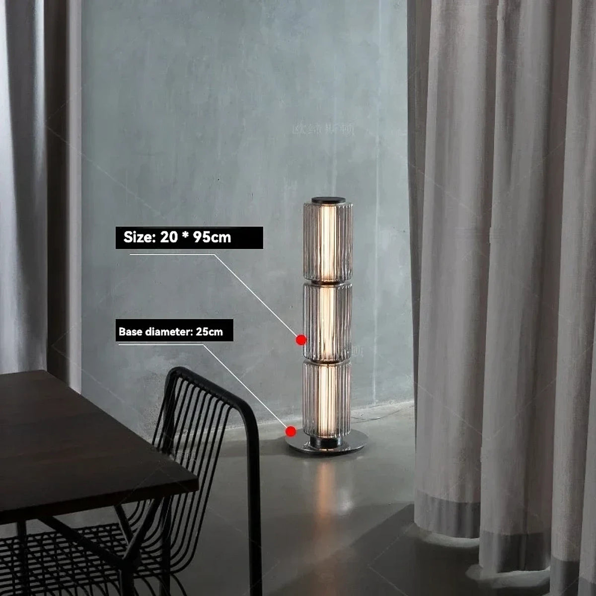 Luminária de Mesa Contemporâneo Vidro, peça de luminárias de mesa da VivaCasa — imagem 14