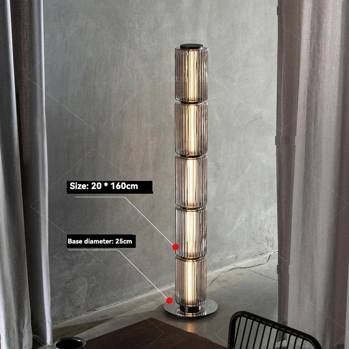 Luminária de Mesa Contemporâneo Vidro, peça de luminárias de mesa da VivaCasa — imagem 7