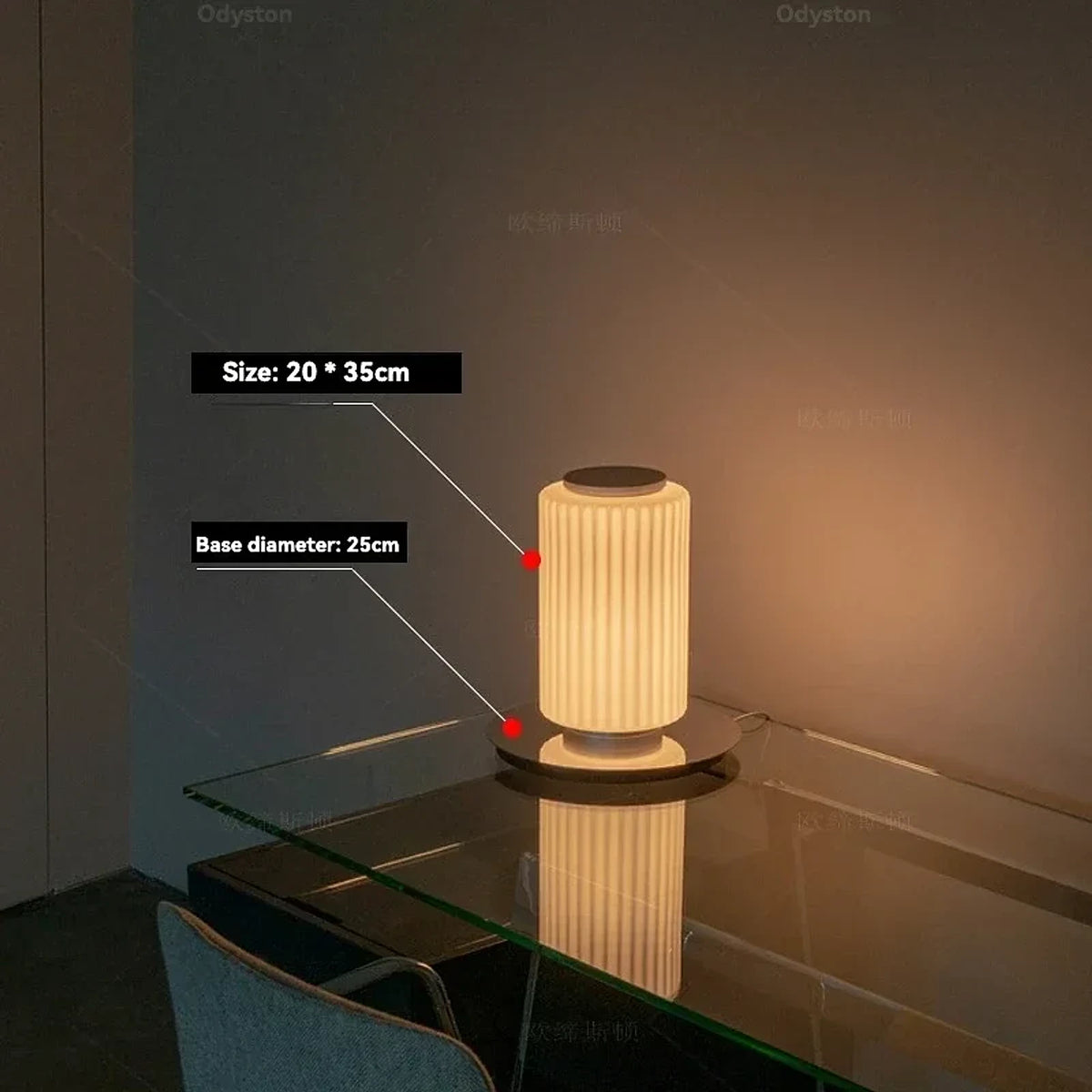 Luminária de Mesa Contemporâneo Vidro, peça de luminárias de mesa da VivaCasa — imagem 8