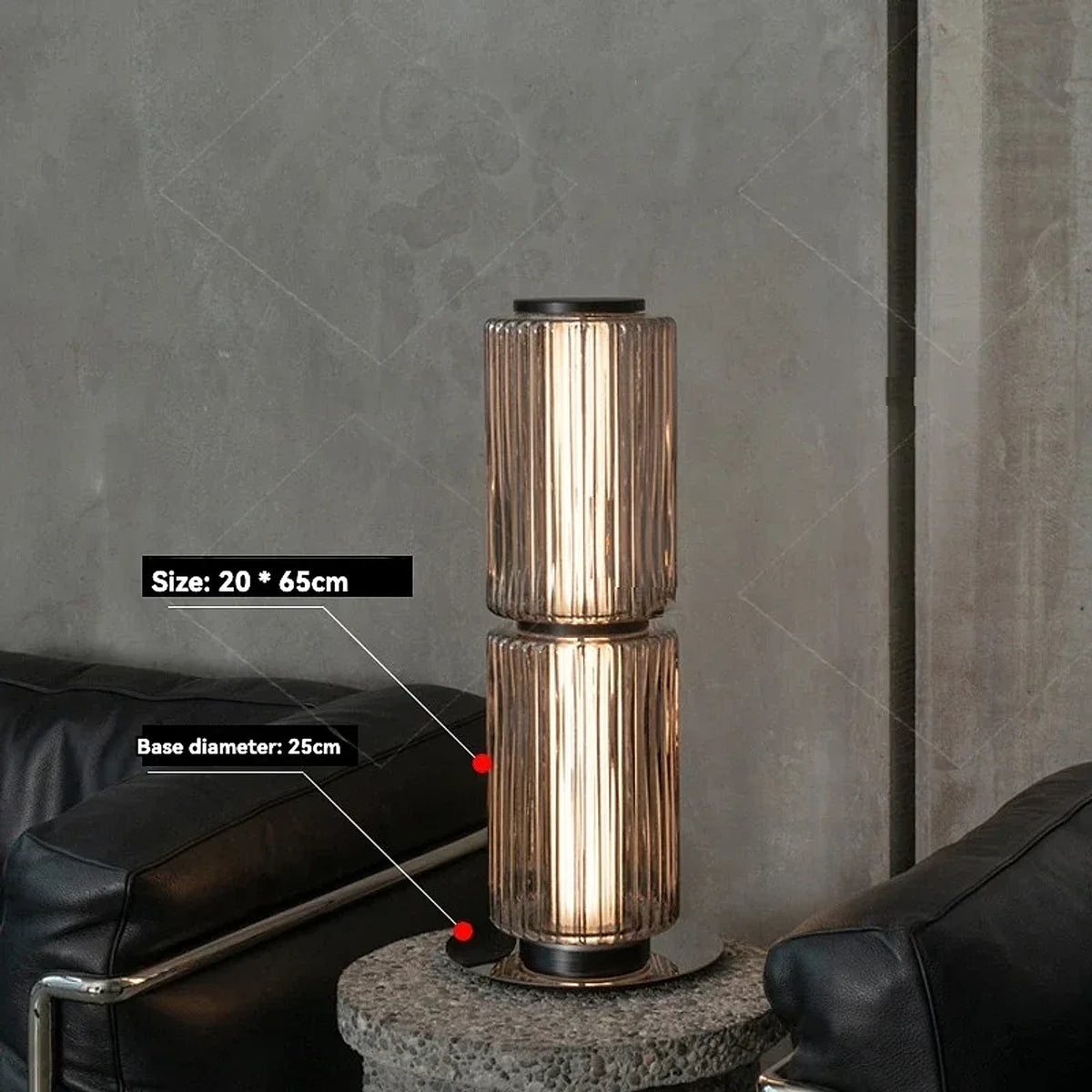 Luminária de Mesa Contemporâneo Vidro, peça de luminárias de mesa da VivaCasa — imagem 9