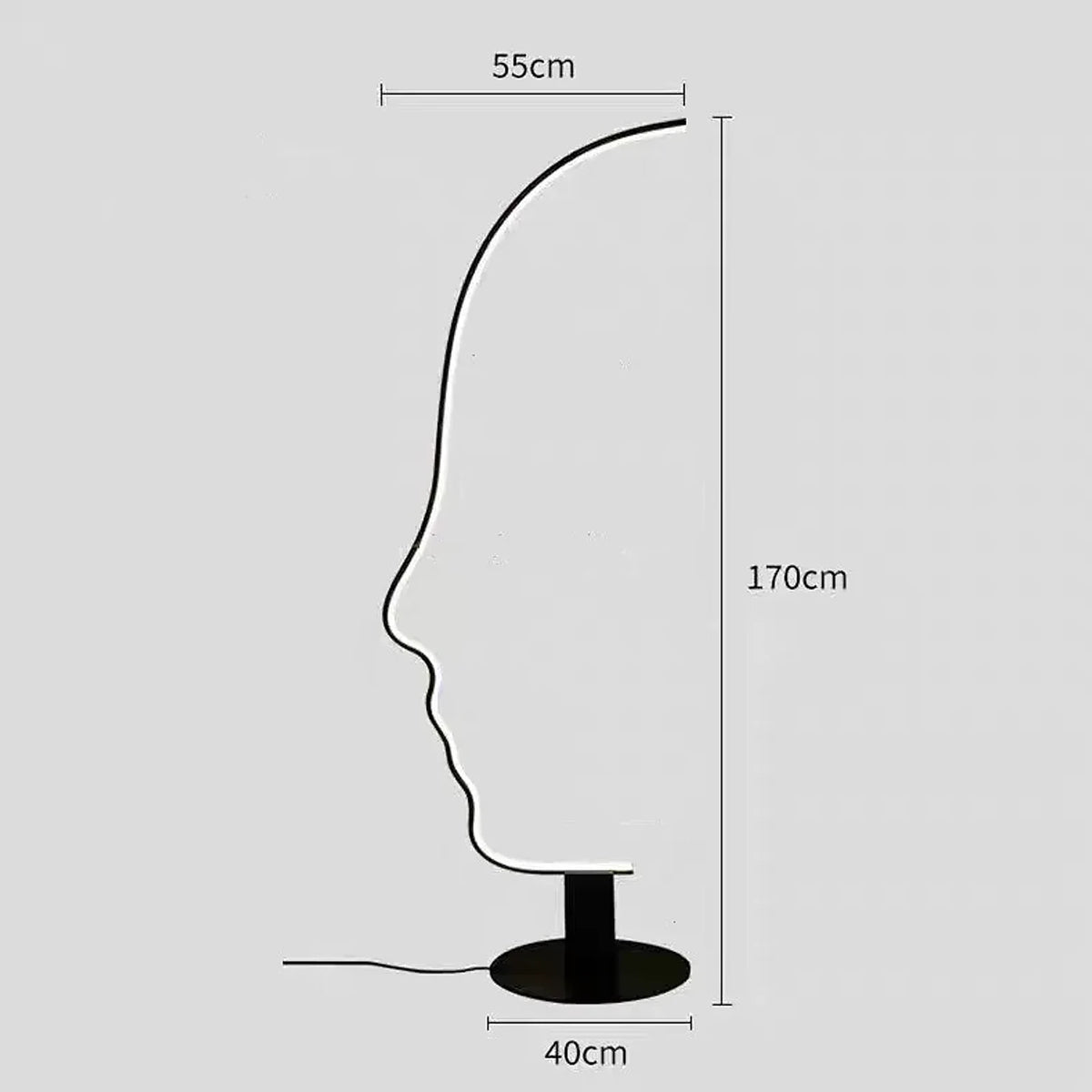 Luminária de Piso Contemporâneo, peça de luminárias de piso da VivaCasa — imagem 7
