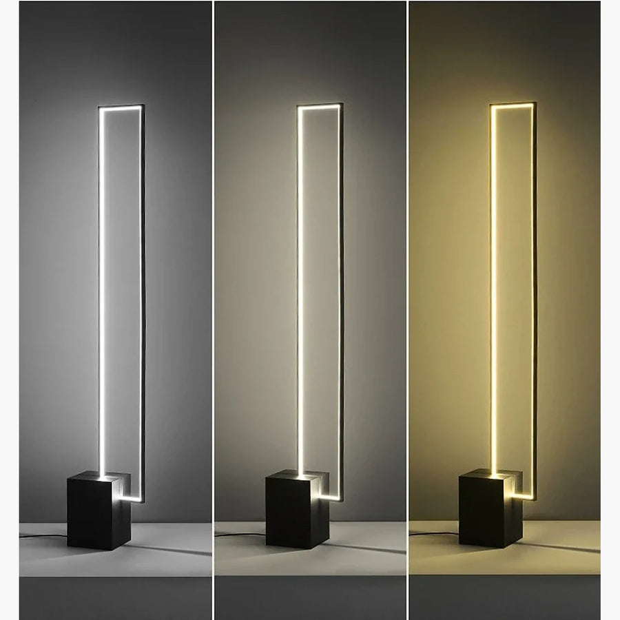 Luminária de Piso Contemporâneo Quadrado, peça de luminárias de piso da VivaCasa — imagem 10