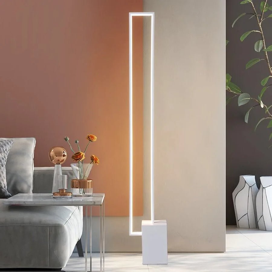 Luminária de Piso Contemporâneo Quadrado, peça de luminárias de piso da VivaCasa — imagem 2