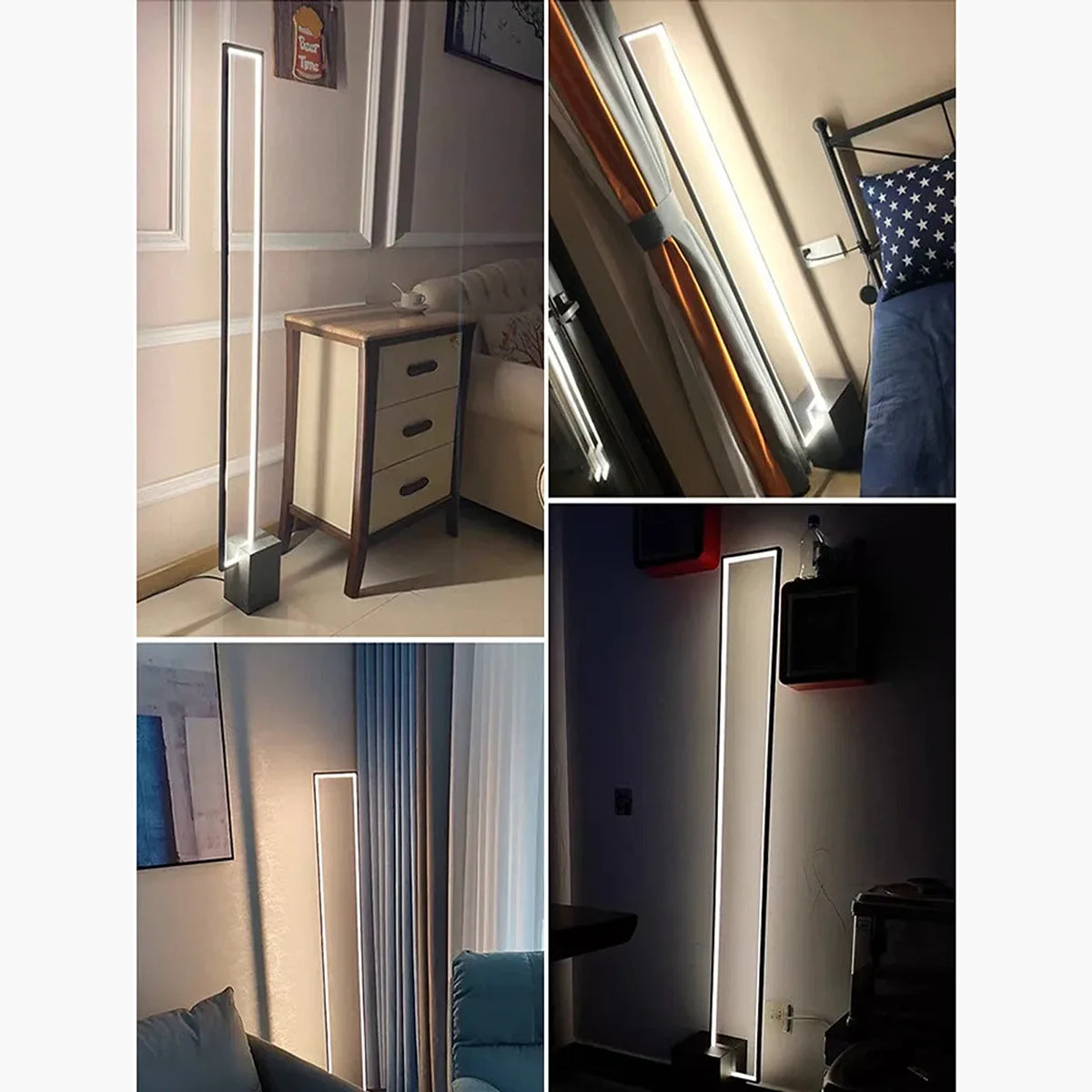 Luminária de Piso Contemporâneo Quadrado, peça de luminárias de piso da VivaCasa — imagem 5