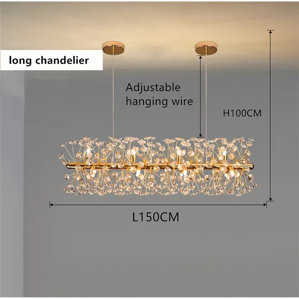 Luminária de Teto Contemporâneo Dourado, peça de plafons e luminárias de teto da VivaCasa — imagem 12