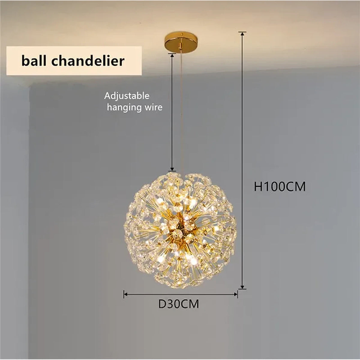 Luminária de Teto Contemporâneo Dourado, peça de plafons e luminárias de teto da VivaCasa — imagem 15