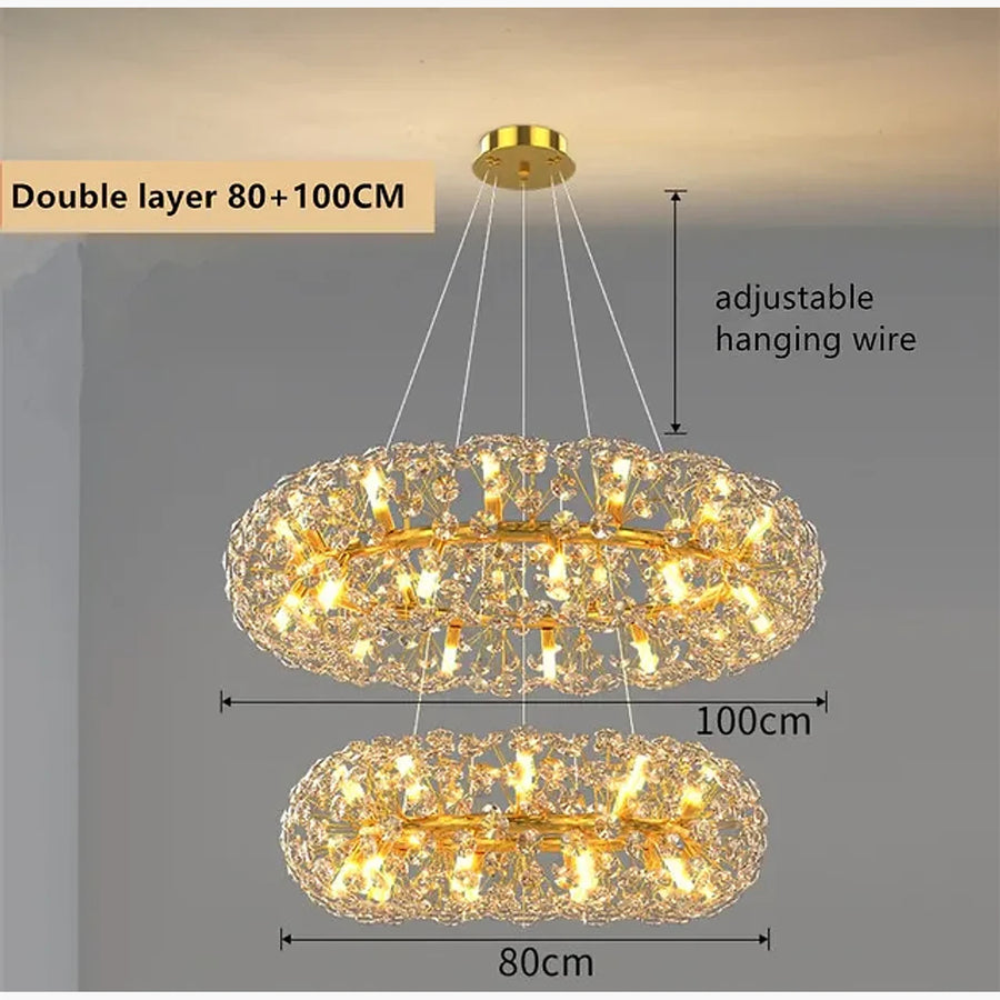 Luminária de Teto Contemporâneo Dourado, peça de plafons e luminárias de teto da VivaCasa — imagem 21