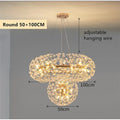 Luminária de Teto Contemporâneo Dourado, peça de plafons e luminárias de teto da VivaCasa — imagem 26